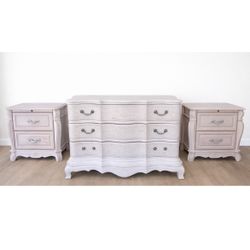 Antique Shabby Distressed Dresser Set 