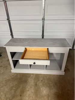 Entertainment Center (Grey Wood)