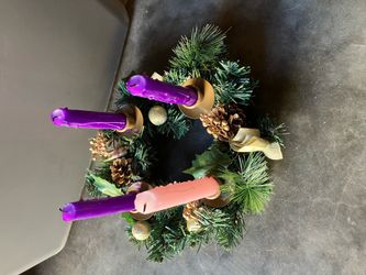 Advent Wreath with Candles