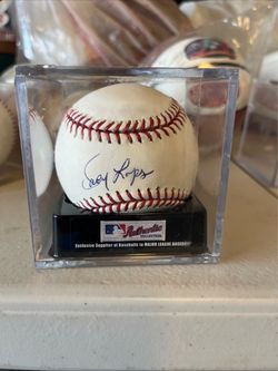 Davey Lopes Signed Baseball
