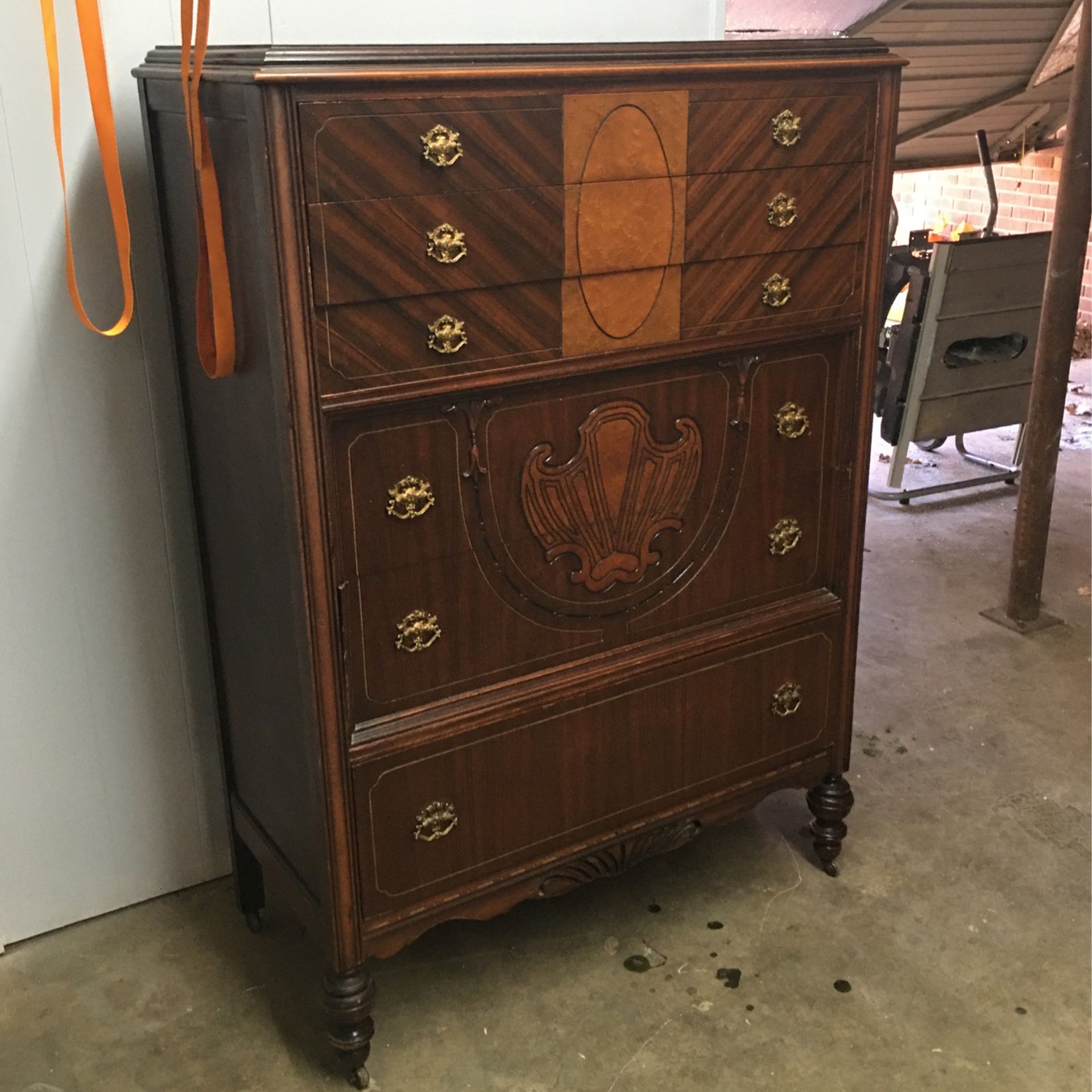 6 Drawer Antique Dresser
