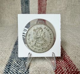 1957–1967 Mexico 1 Peso 10% Silver Coin– José María Morelos