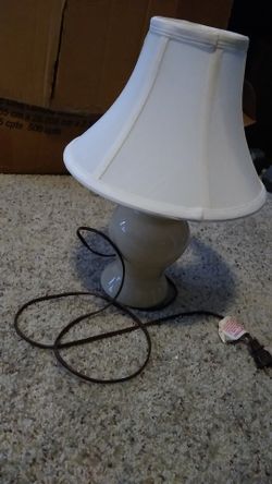 Nightstand or dresser lamp