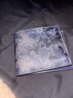 Navy Blue Coach Wallet