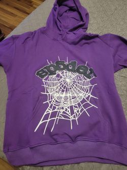 Brand New Spider Hoodie Purple 