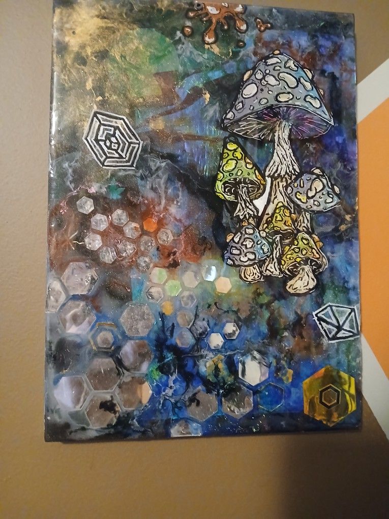 Mushroom Art Painting