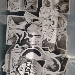 Waifu Stickers 4x $1 Dollar