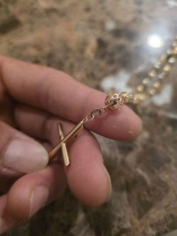 Rosary 14 k 3 gold