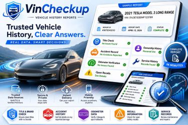 Vehicle History Report | VIN Lookup | Used Car Background Check