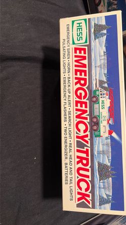 Hess Emergency Truck Toy in Box