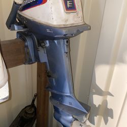 Outboard Motor with Tiller Arm 