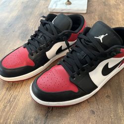 Jordan 1 Low Chicago Bred Toe Men’s Size 9.5
