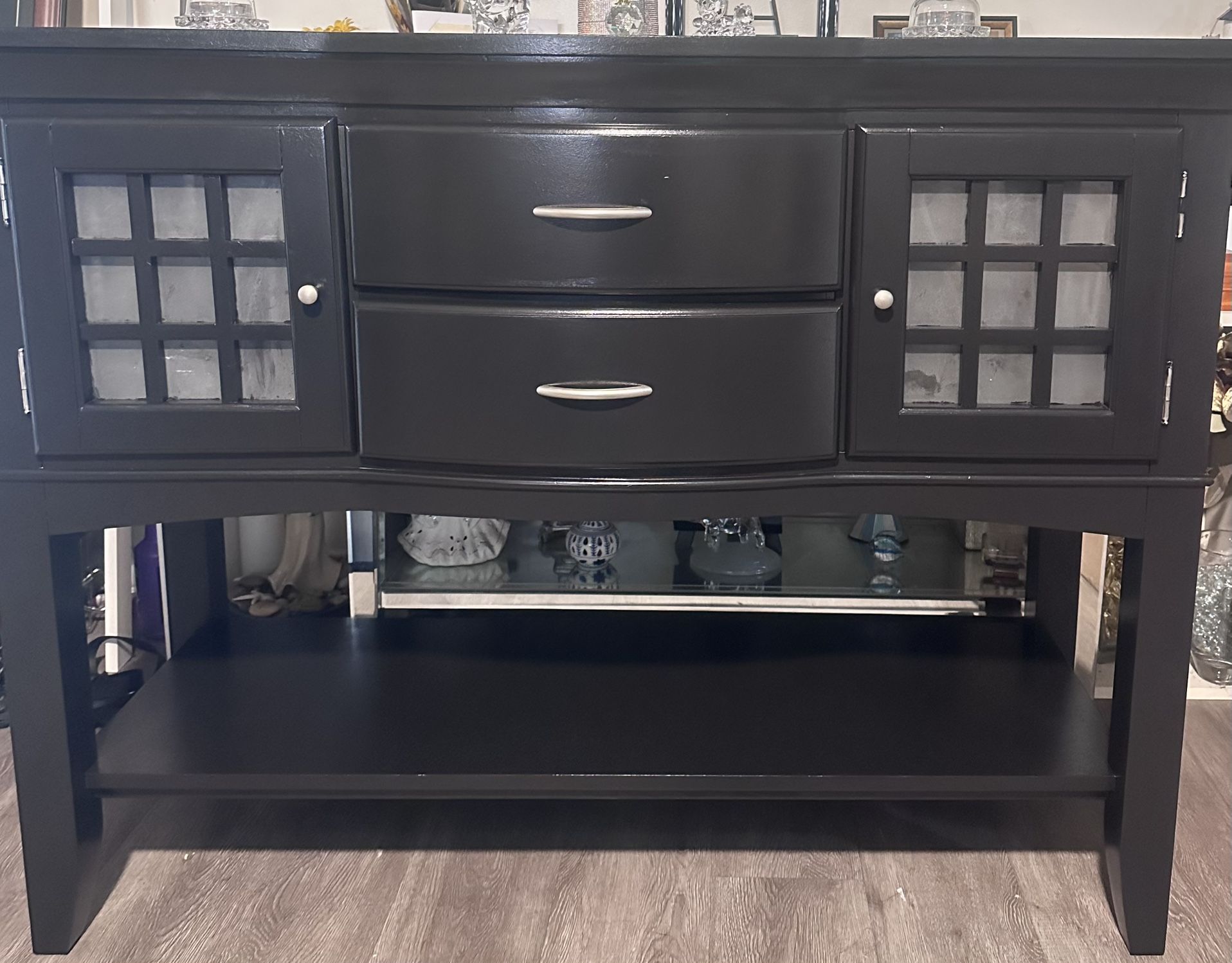 Buffet Table/Entryway, TV Stand, Kitchen Cabinet)