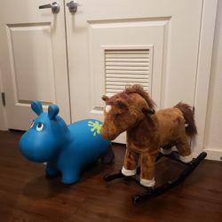 Kid Toys Hippo and Riding Horse