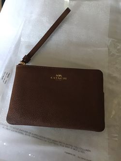 Genuine coach wristlet