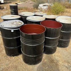 Clean Metal Barrels 55gal