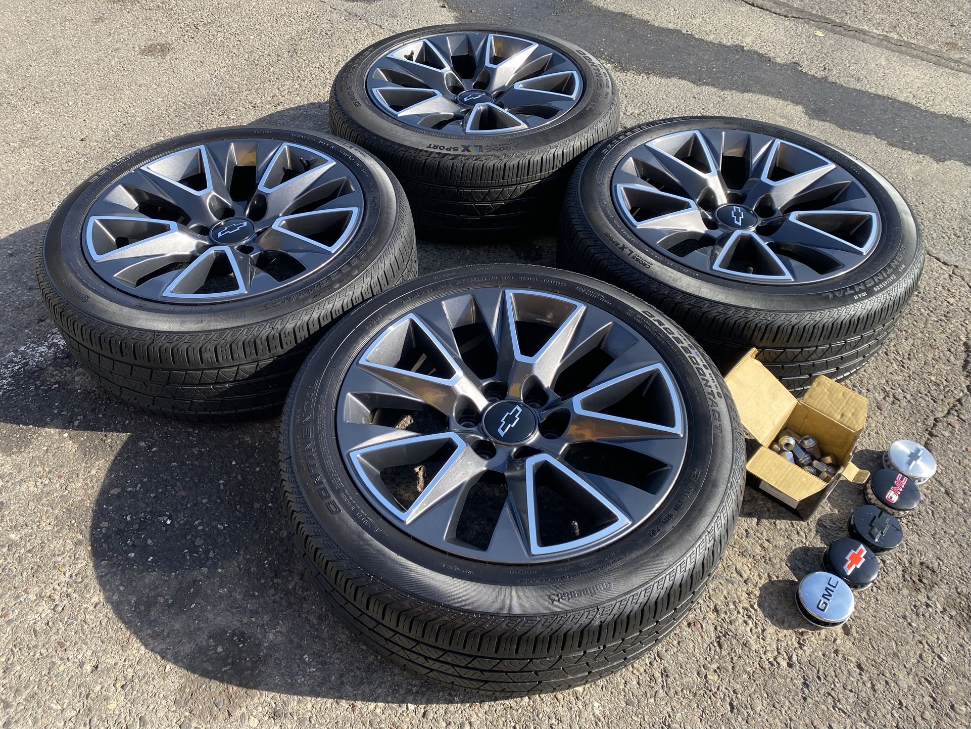 Chevy And GMC Wheels 265/45/20” Continental