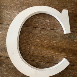 Wooden Letter C 