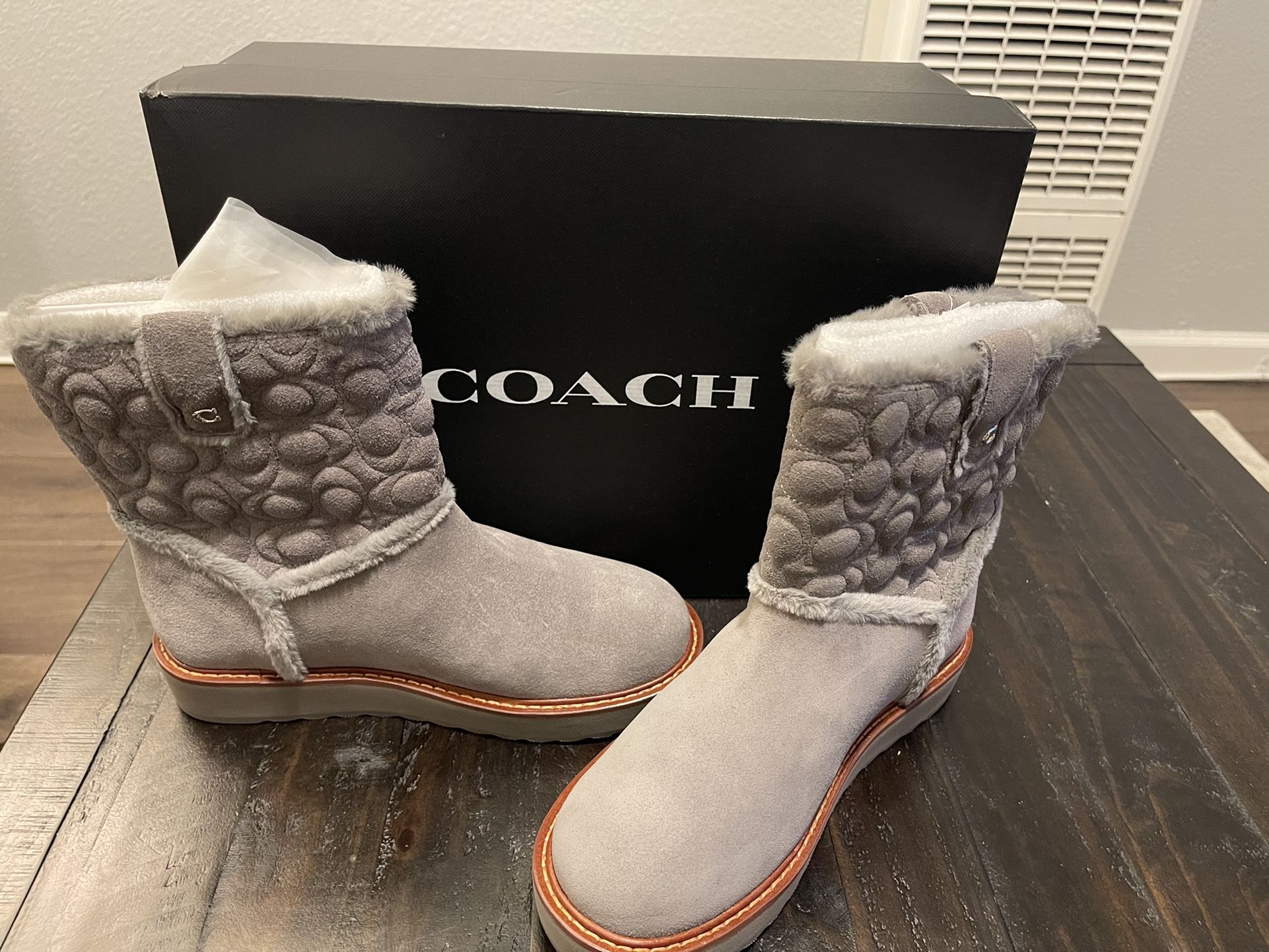 Coach Suede Boots 
