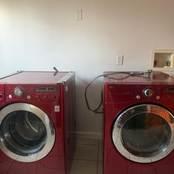 Washer and dryer. Dryer works PERFECTLY fine. Washer MIGHT need a little fix