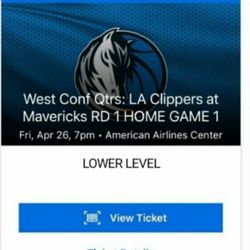 Clippers Vs Mavericks Tickets 