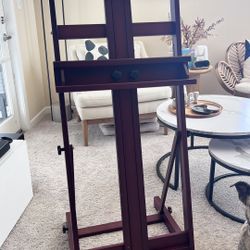 New Easel Dark Walnut - MEEDEN 