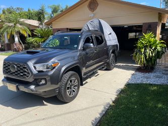 Tacoma tent and mattress