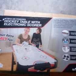 Kids air hockey table good condition