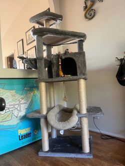 Multi-Level Cat Tree with Condo and Scratching Posts