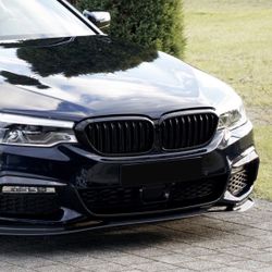 New 2017-2020 BMW 540i Front Grill Black Single Slate Gloss M SPORT