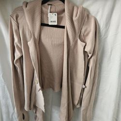 We People hooded cardigan. size M. tags attached  never worn
