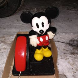 Vintage Mickey Mouse Touchstone Telephone 
