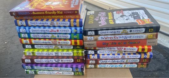 Wimpy kids books hardcover books each $7