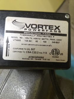 Vortex Industrial Fan