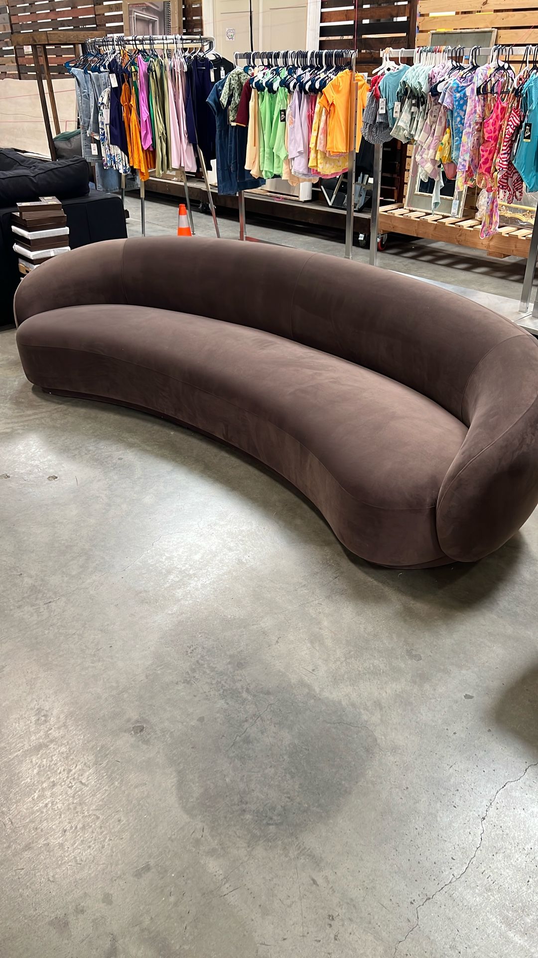 TOV Kendall Curved Sofa