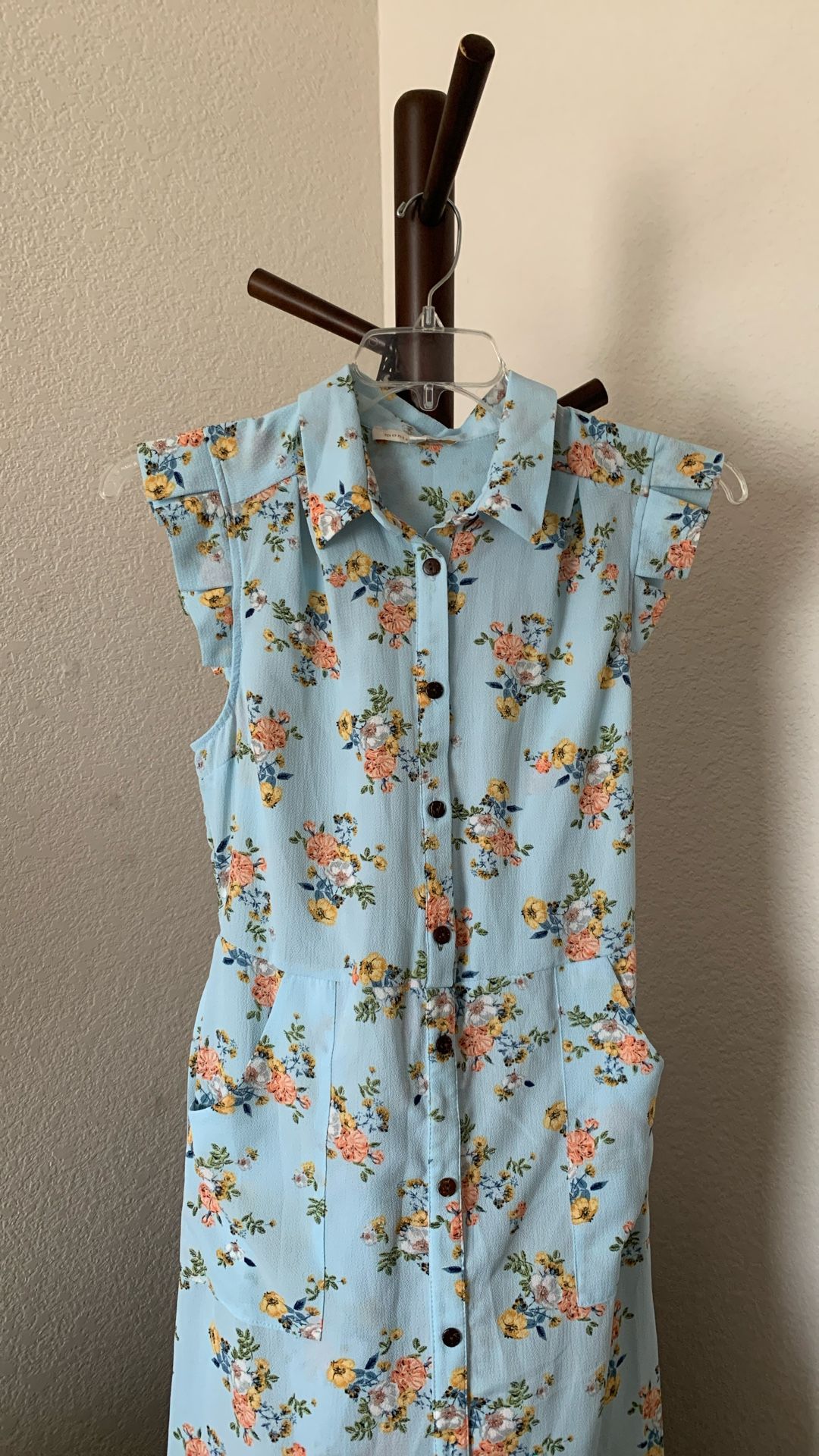 blue dress size large
