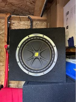 Bass speakers and amplifier