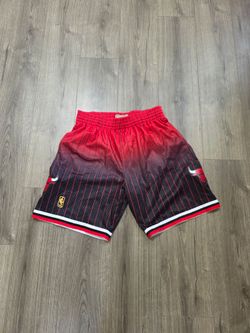 Mitchell Ness Chicago Bulls Fadeaway Swingman Shorts Mens Size Medium & Large