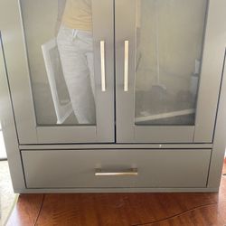 Bathroom Storage And Mirror