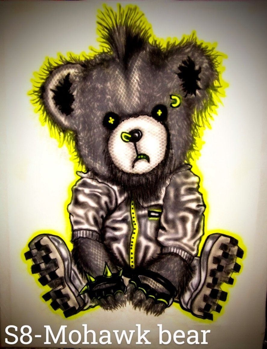 Gucci bears Airbrush Custom T Shirts All Sizes. 