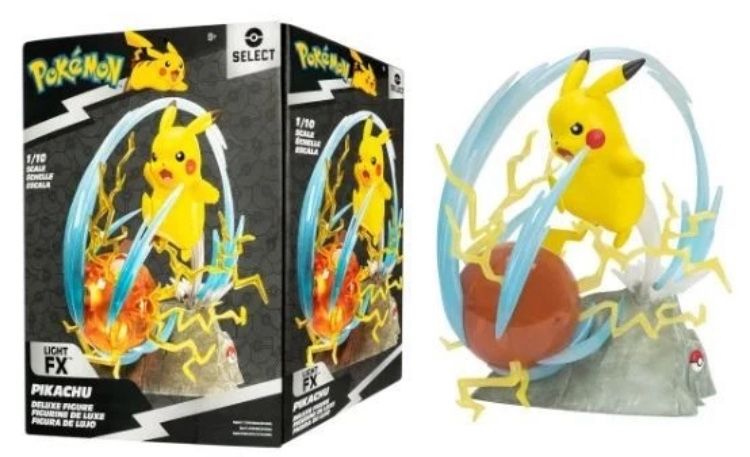 Pokémon Pikachu 13 in Thunder Ball Deluxe Collector’s Statue Light RPG Game Swit