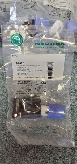 Neutrik Speakon NL4FC Speaker Connectors ($6.75 EACH)