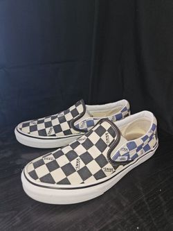 Vans Black And Blues Lable Checkerboard 