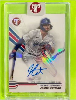 Mint Dodgers James Outman 2024 Topps Pristine Refractor Autograph Card 🔥🔥