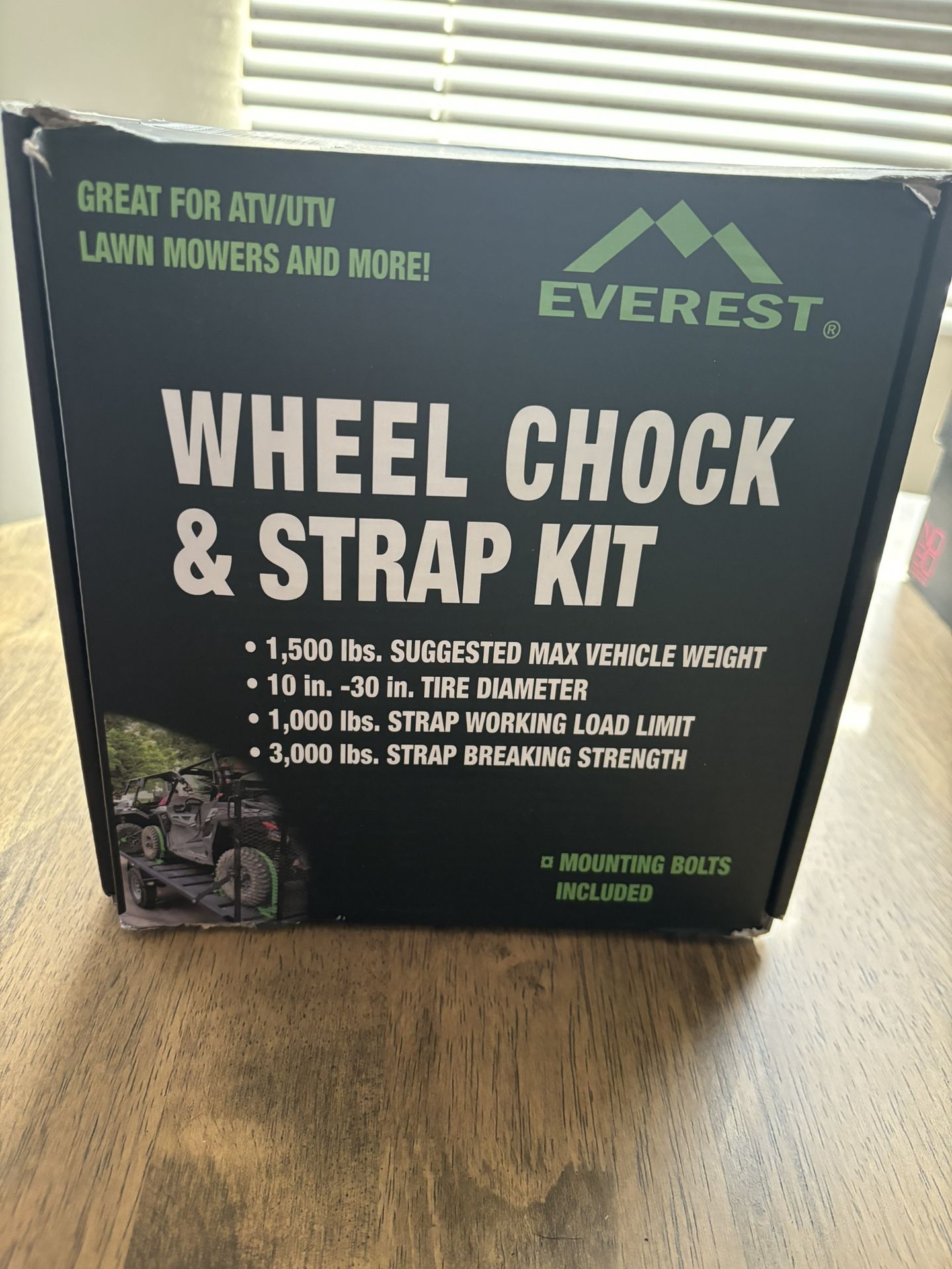 Wheel Chock And Strap Kit