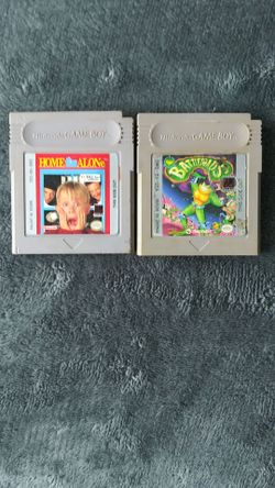 Gameboy Home Alone and Battle Toad games