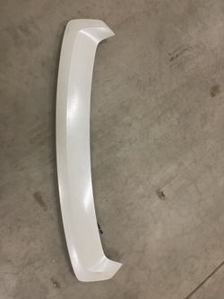 2008-2014 Subaru Impreza WRX Rear Spoiler Wing w/Brake Light Lamp Pearl White OEM🚗
