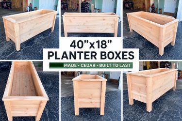 Landscaping, Garden Planters 40”x18”