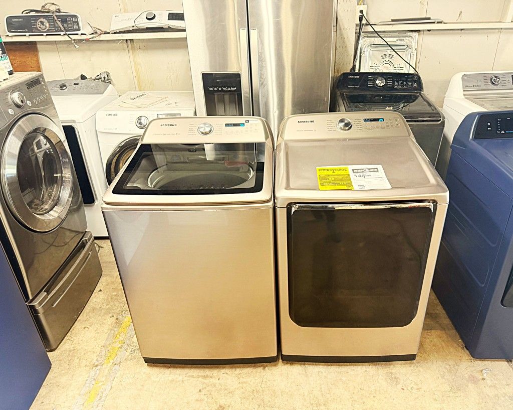 SMART SAMSUNG WASHER AND DRYER 