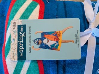 Kids hooded towel